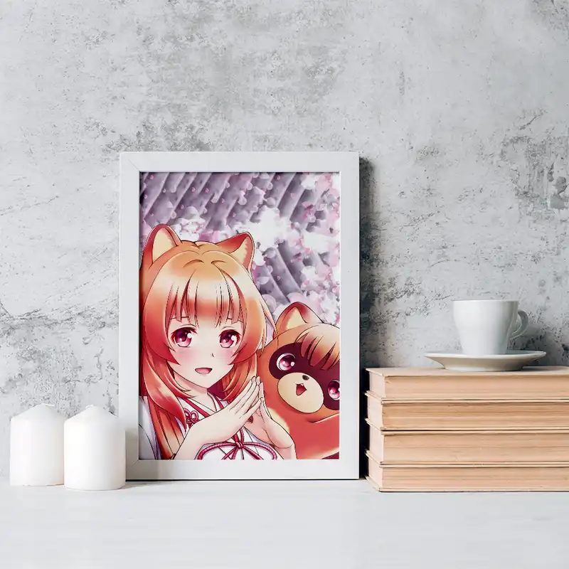 تابلو خندالو مدل رافتالیا انیمه ظهور قهرمان سپر کد 15936