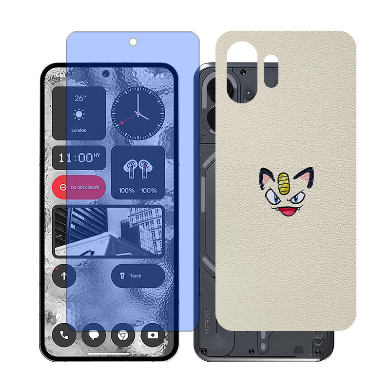 محافظ صفحه نمایش بلو کات گلس مدل Together مناسب برای گوشی موبایل ناتینگ 2 Phone به همراه برچسب پوششی پشت گوشی