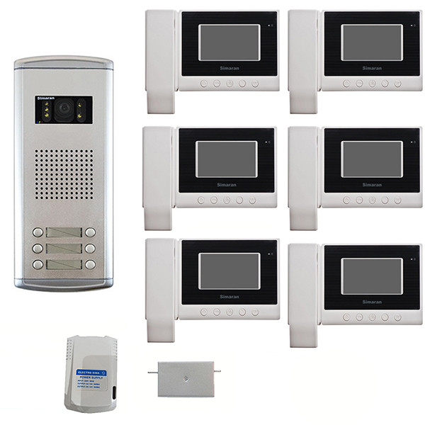دربازکن تصویری سیماران مدل HS43V6 مجموعه 9 عددی