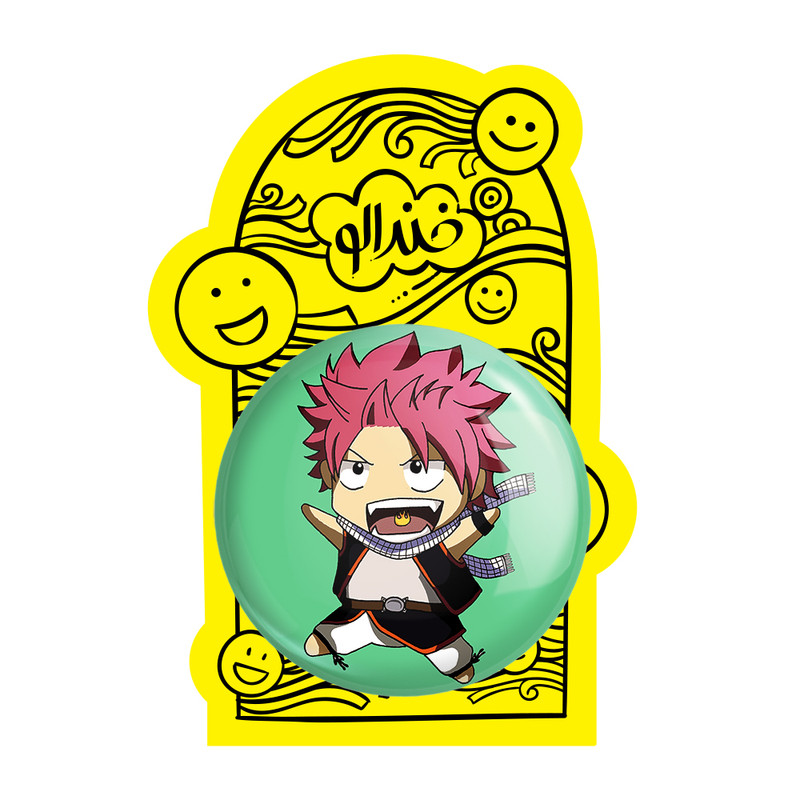 آینه جیبی خندالو مدل ناتسو انیمه فری تیل Fairy Tail  کد 16501