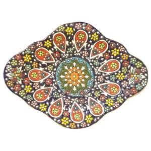 گزخوری سفالی لازاپونی طرح میناکاری کد L163z