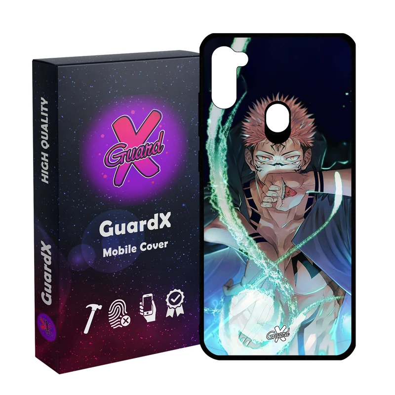 کاور گارد ایکس طرح Sukuna Anime مدل Glass10571 مناسب برای گوشی موبایل سامسونگ Galaxy A11/M11