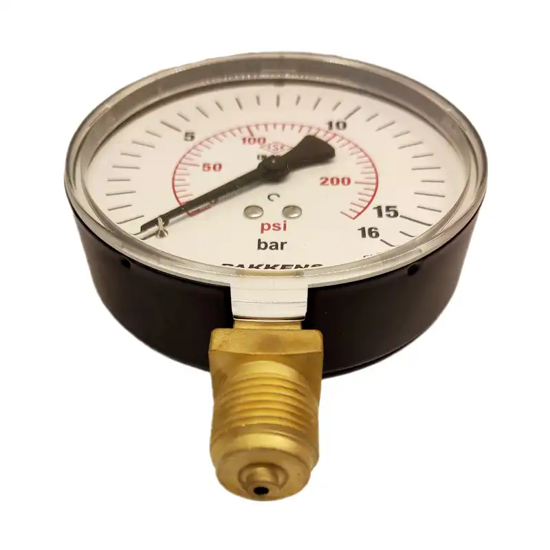 گیج فشار پکنز مدل 16bar-10cm