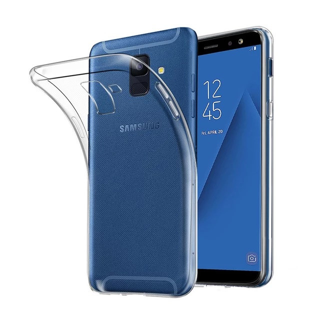 کاور مدل Clear TPU مناسب برای گوشی موبایل سامسونگ Galaxy A6 Plus 2018