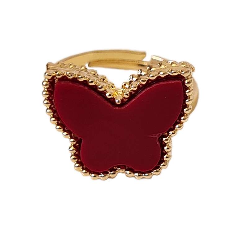 انگشتر دخترانه مدل پروانه G110