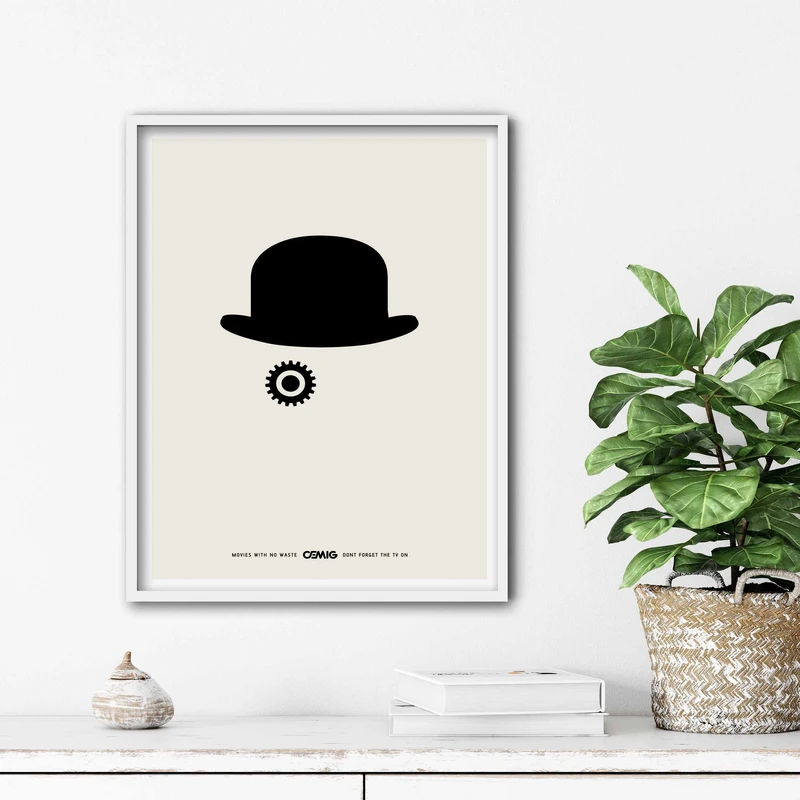 تابلو آتریسا طرح پوستر فیلم Clockwork Orange مدل ATm505