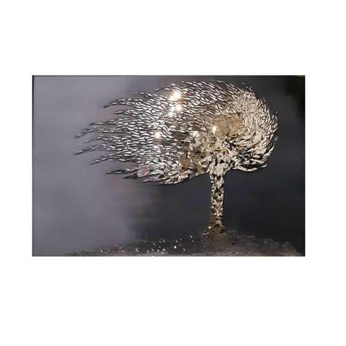 تابلو آینه کاری مدل درخت کد ۲۱۴۵