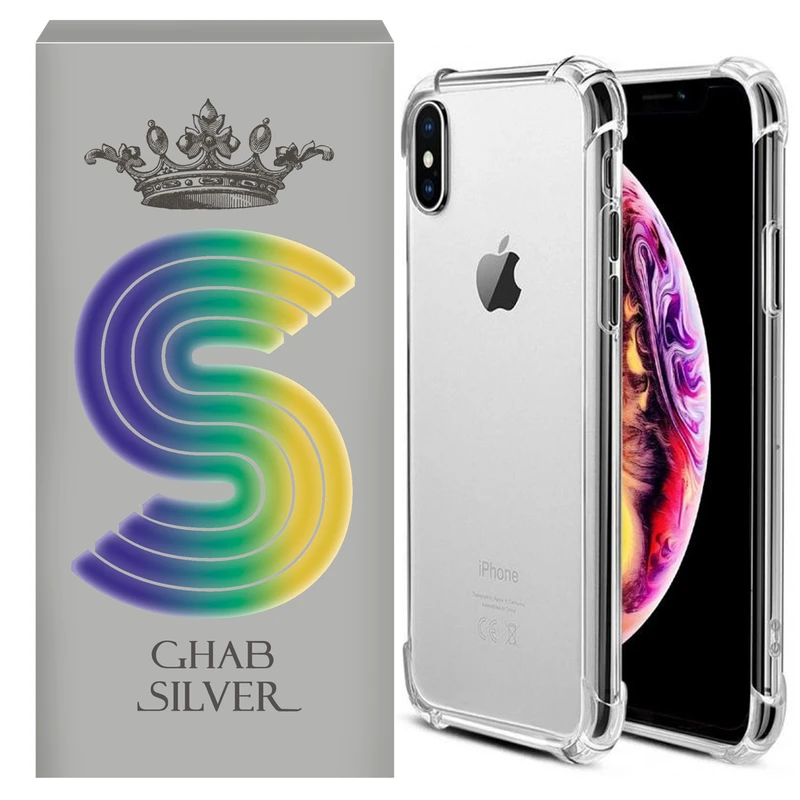 کاور قاب سیلور مدل ژله ای مناسب برای گوشی موبایل اپل iPhone X / Xs