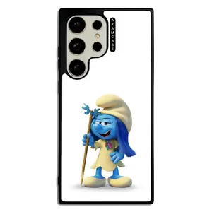 AKAM AMC-WSGS23U-SMURFS-21 Cover For Samsung Galaxy S23 Ultra
