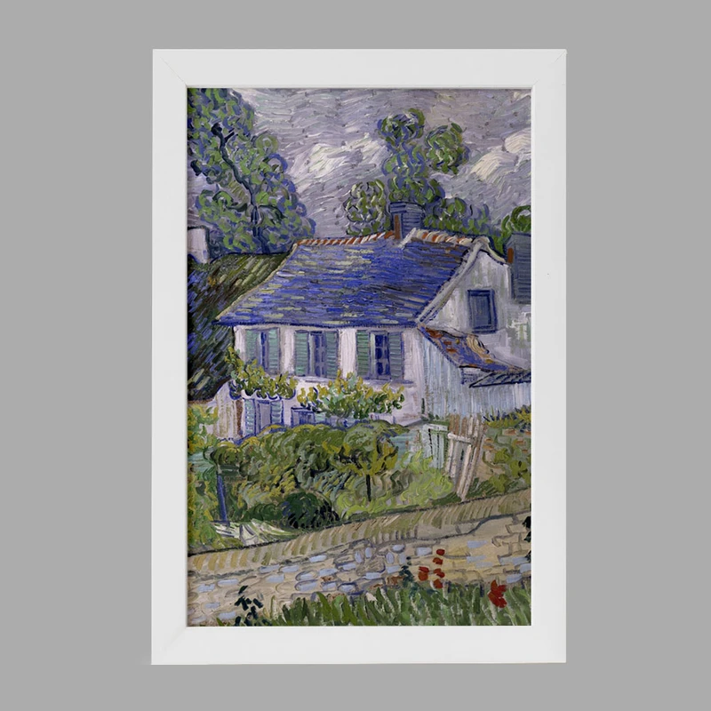 تابلو خندالو مدل نقاشی خانه ای در اور اثر ونسان ونگوگ کد 25465