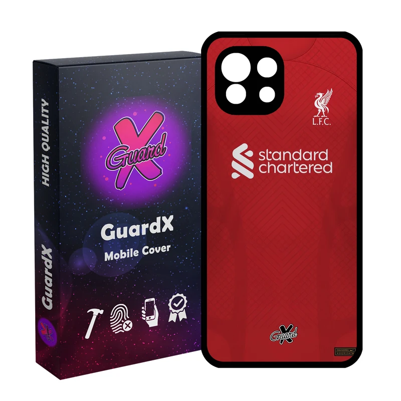 کاور گارد ایکس طرح لیورپول مدل Glass10468 مناسب برای گوشی موبایل شیائومی  MI 11 Lite