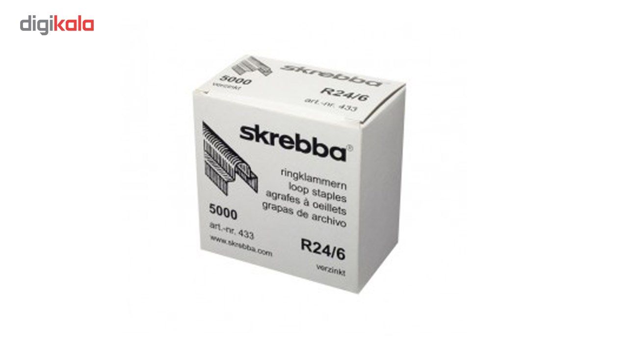 سوزن منگنه اسکربا مدل R24/6 بسته 5000 عددی