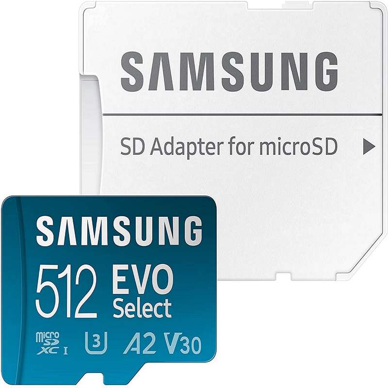 کارت حافظه microSDXC سامسونگ مدل Evo SELECT A2 V30 کلاس 10 استاندارد UHS-I U3 سرعت 130MBps ظرفیت 128 گیگابایت به همراه آداپتور SD