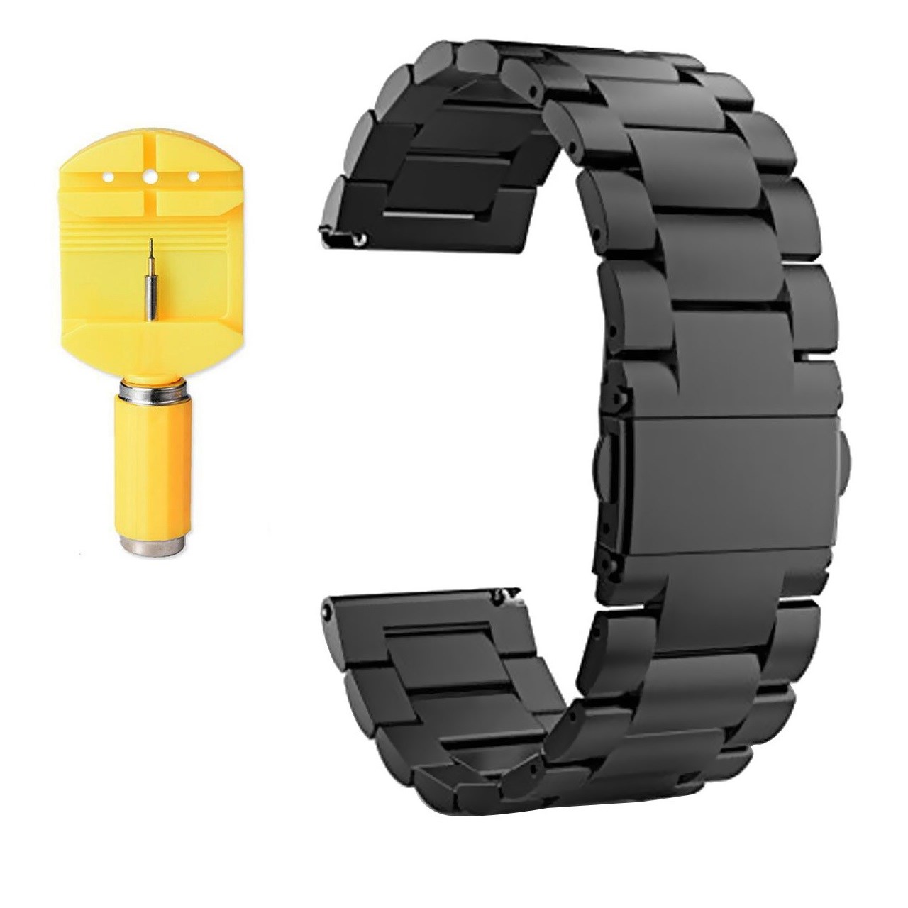نقد و بررسی بند ساعت هوشمند مدل Ceramics-1 مناسب برای Gear S3 و galaxy watch 46 mm به همراه محافظ صفحه نمایش و آچار برای تغییر اندازه بند توسط خریداران