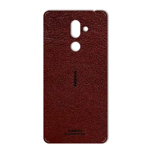 MAHOOT Natural Leather Cover Sticker for Nokia 7 Plus
