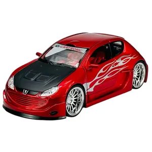 ماشین بازی ولی مدل 206 تیونینگ شده طرح ویلی کد 22486