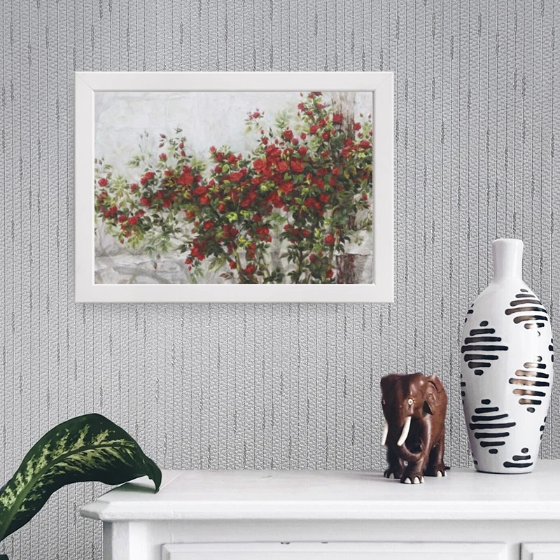 تابلو یاسین دکوراتیو مدل بوته های رز کد ysw381