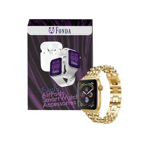 بند فوندا مدل کارتیرfn مناسب برای  اپل واچ 41 میلی متری