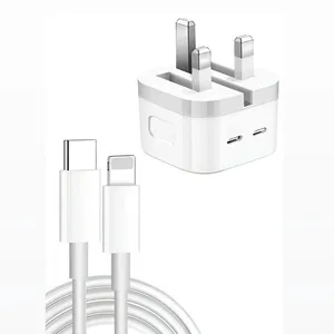  شارژر دیواری 35 وات مدل .025 .13 max به همراه کابل لایتنینگ