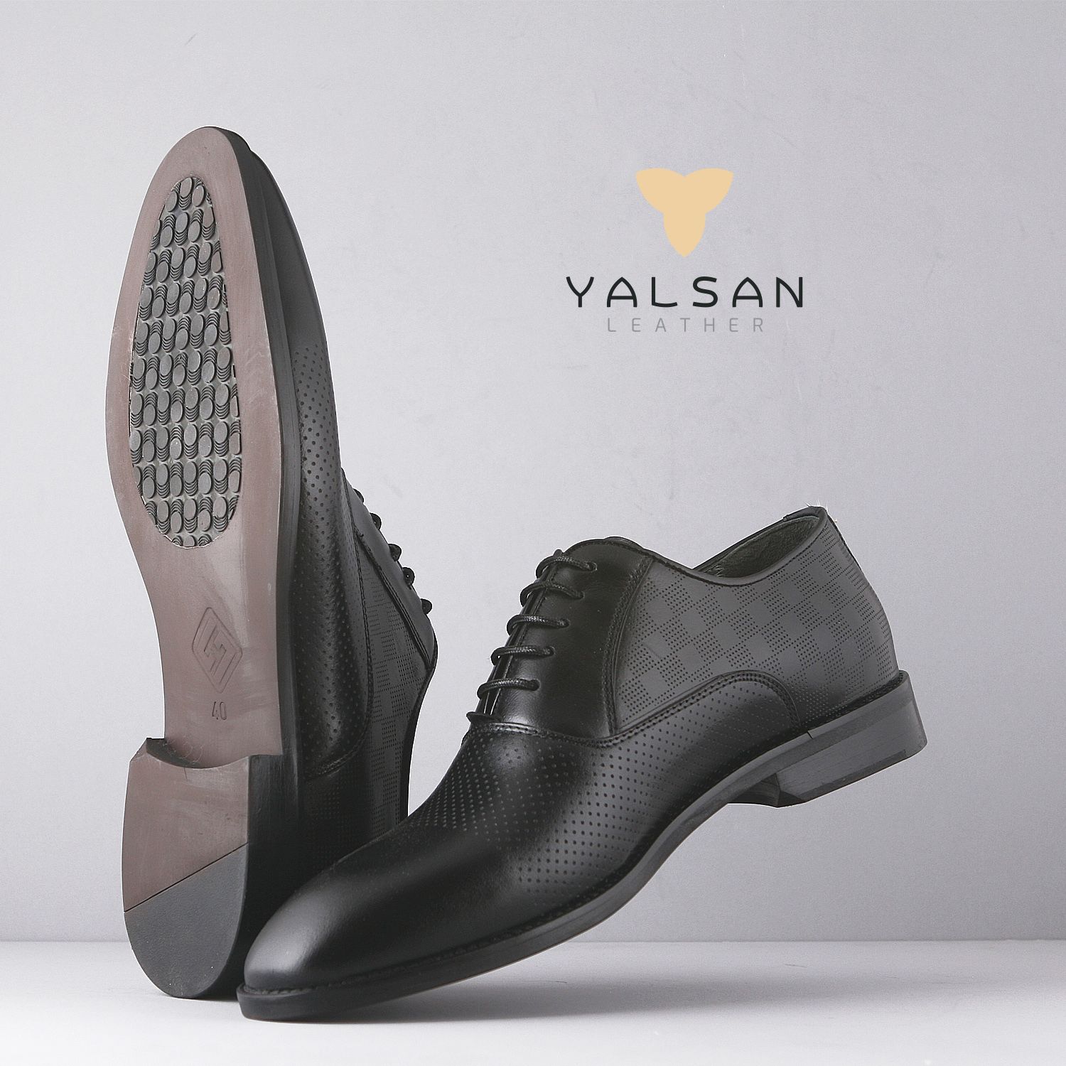 کفش مردانه چرم یلسان مدل  آلپر کد Msk-ALP-542-GN -  - 5