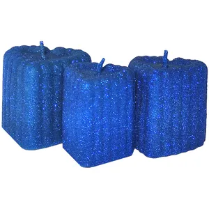 شمع مدل قلب اکلیلی کد GH321 بسته 3 عددی