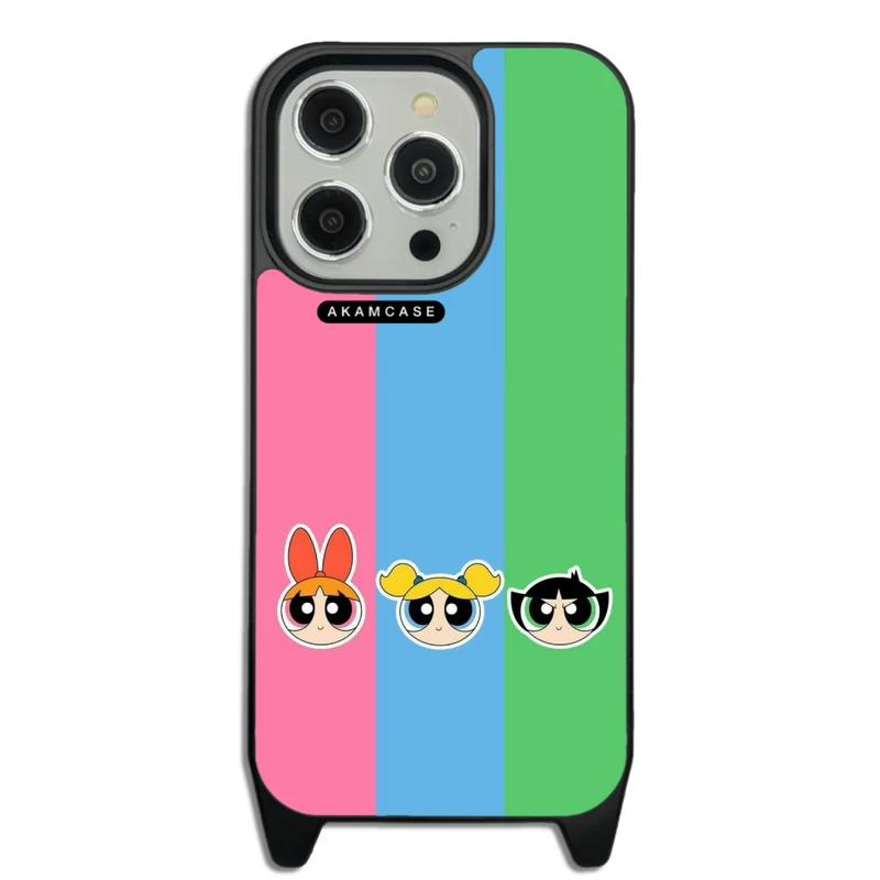 کاور آکام مدل AMCWLA14PRO-POWER PUFF GIRLS8  مناسب برای گوشی موبایل اپل iPhone 14 Pro