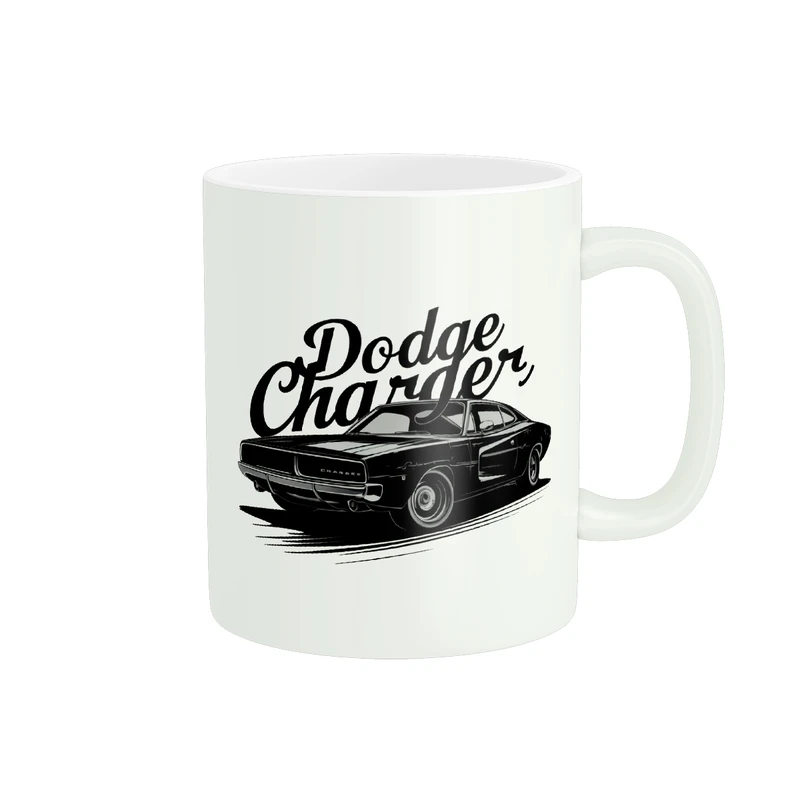 ماگ پادآفرین مدل ماشین کلاسیک Dodge Charger هنری کد 051
