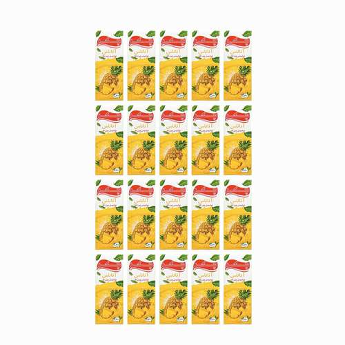 آبمیوه آناناس چکر - 200 میلی لیتر بسته 20 عددی