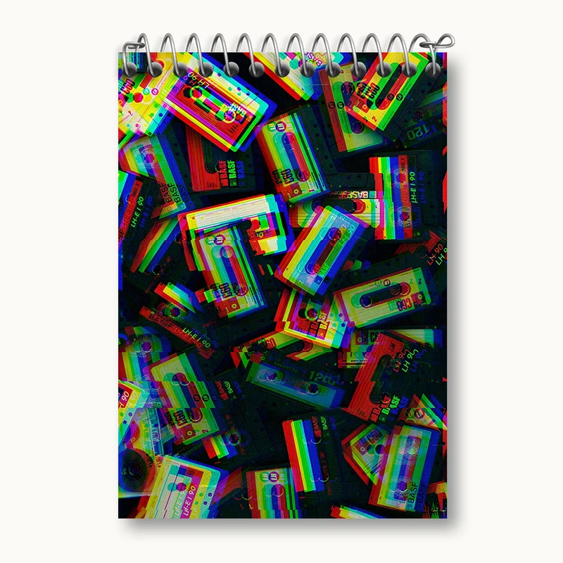 دفتر یادداشت 50 برگ خندالو طرح نوار کاست کد N3640