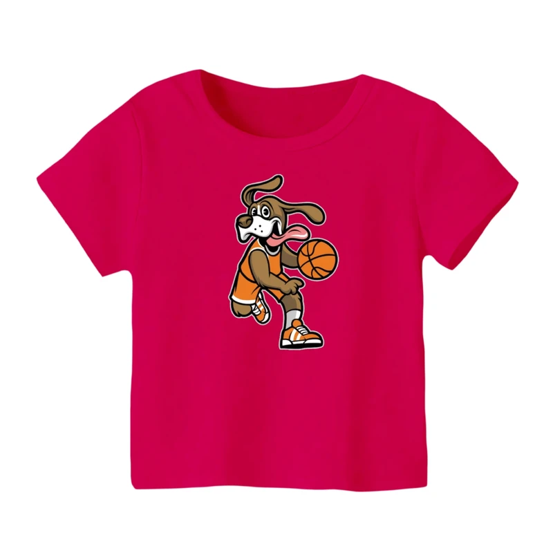 تی شرت آستین کوتاه بچگانه مدل سگ کد ۱۱