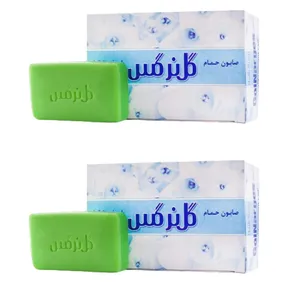 صابون شستشو گل نرگس مدل 11 وزن 100 گرم بسته 2 عددی