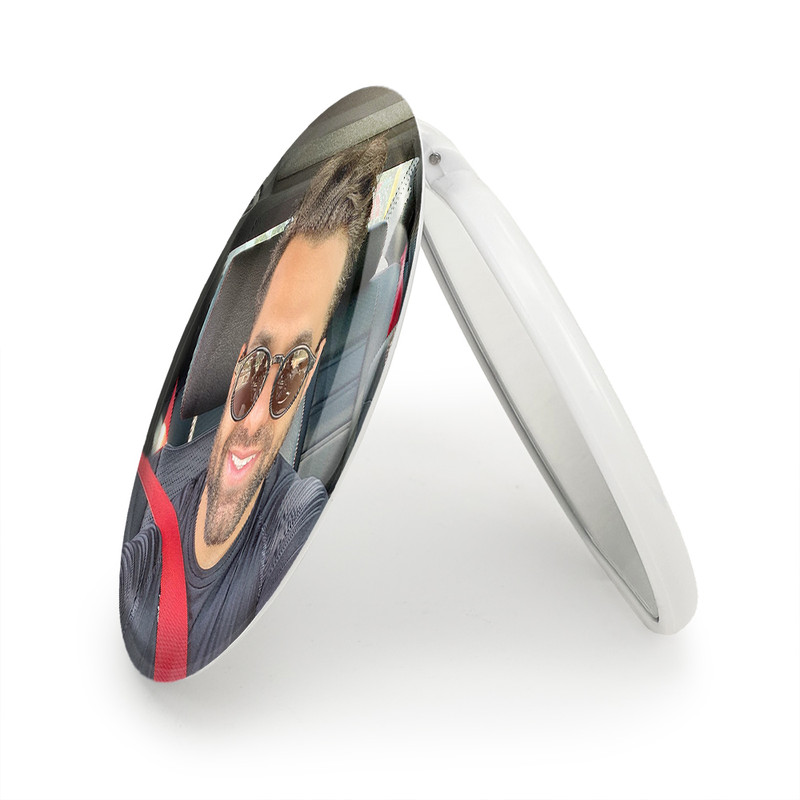 آینه جیبی خندالو طرح رضا بهرام مدل تاشو کد 4003