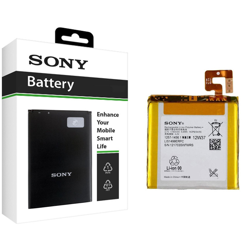 باتری موبایل سونی مدل LIS1499ERPC با ظرفیت 1850mAh مناسب برای گوشی موبایل سونی Xperia T