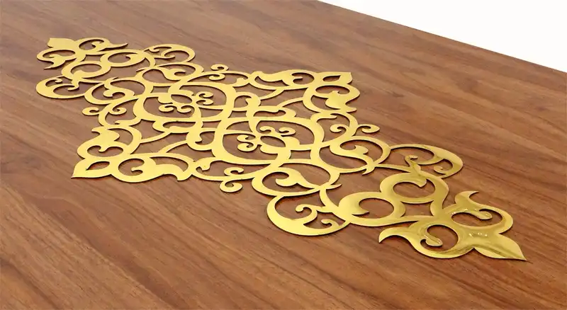 رانر چرم مصنوعی دکورانر مدل R301 سایز 120x40 سانتیمتر