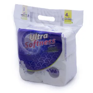دستمال توالت 10 بسته 4 قلو پلاس وی  مدل  Colorant