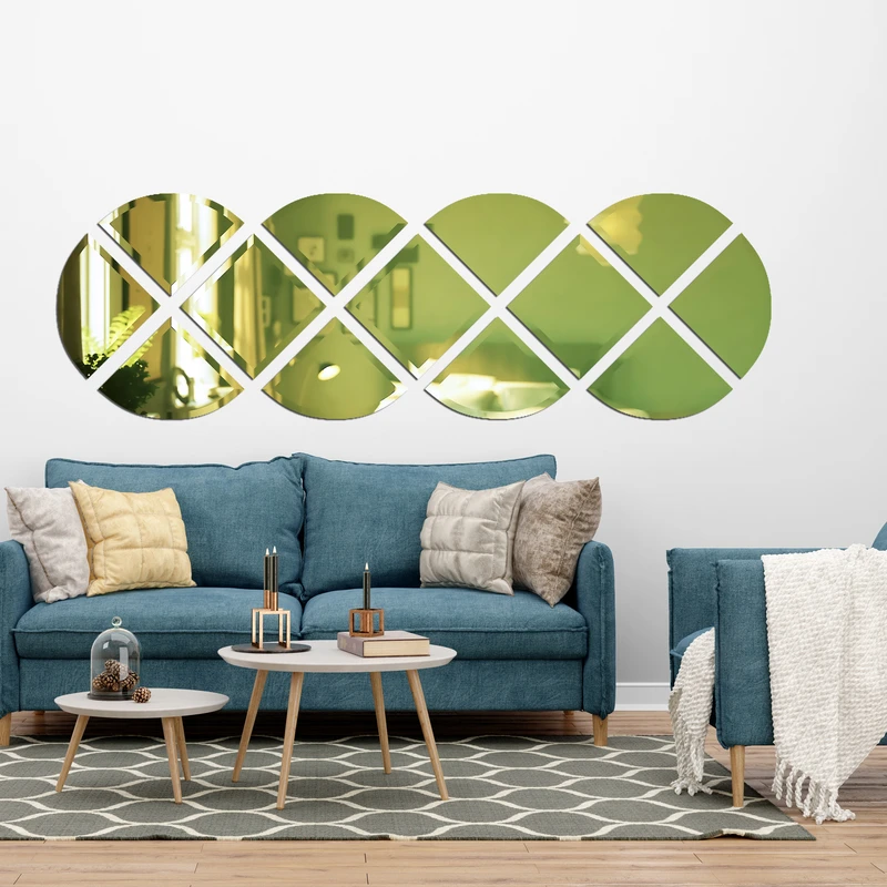 آینه آسان نصب فارابی مدل پیچک کد SQ0310 بسته 13 عددی