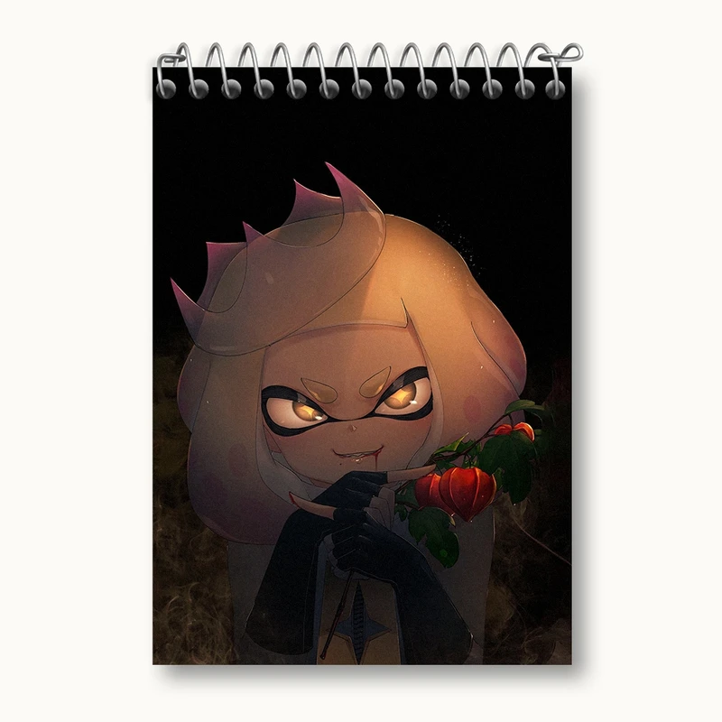 دفتر یادداشت 50 برگ خندالو مدل بازی اسپلاتون (Splatoon) کد 33333