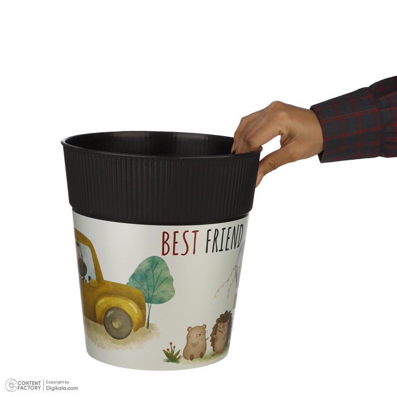 سطل زباله فرش کیپس طرح زرافه کد 003