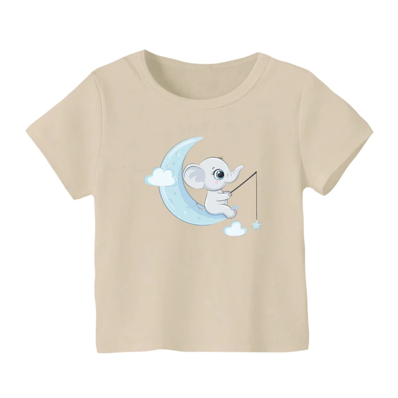 تی شرت آستین کوتاه بچگانه مدل فیل کد ۴