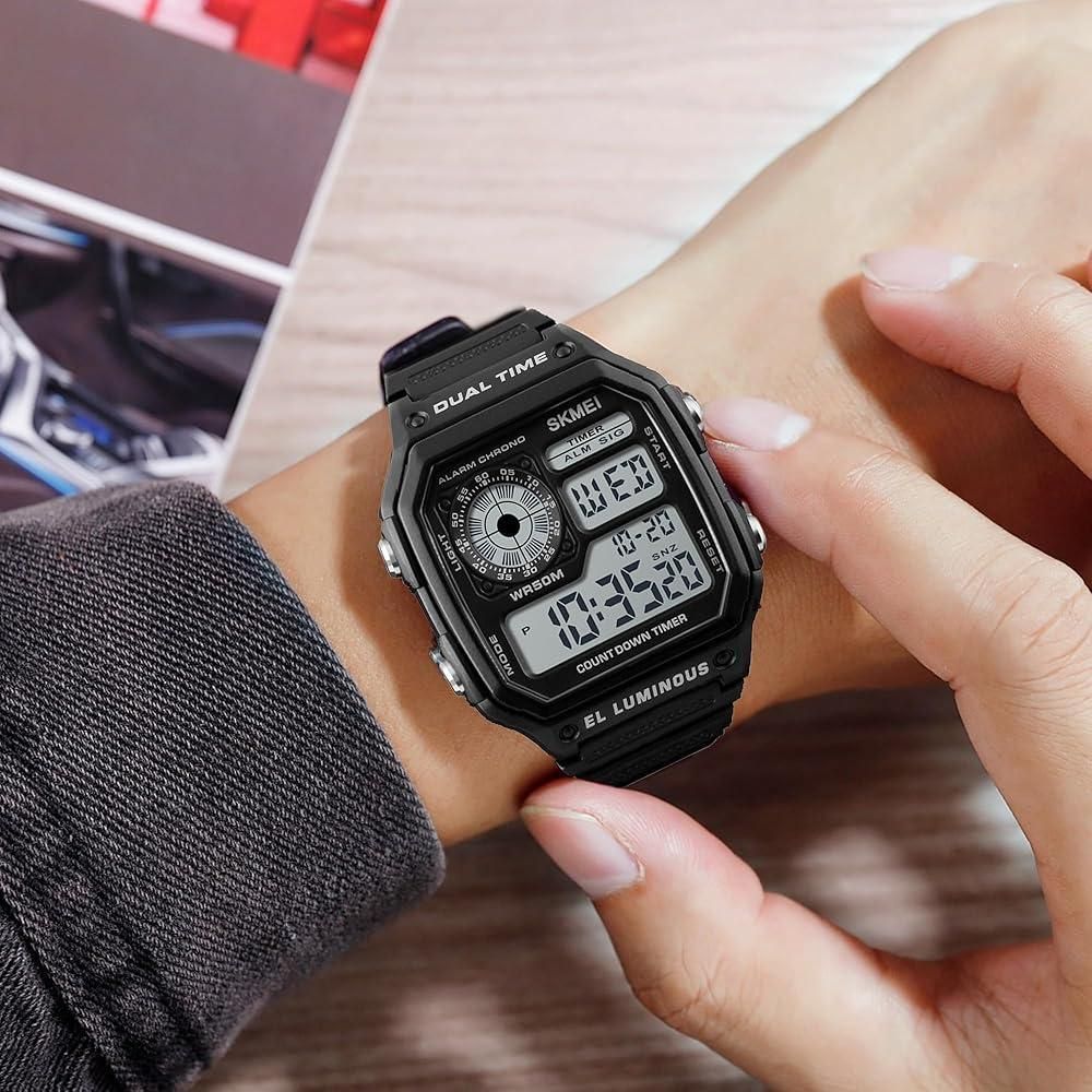 ساعت مچی دیجیتال مردانه اسکمی مدل 1299 BK -  - 2