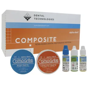 مجموعه کامپوزیت دندانپزشکی سلف کیور آلفادنت مدل 06 وزن 41گرم