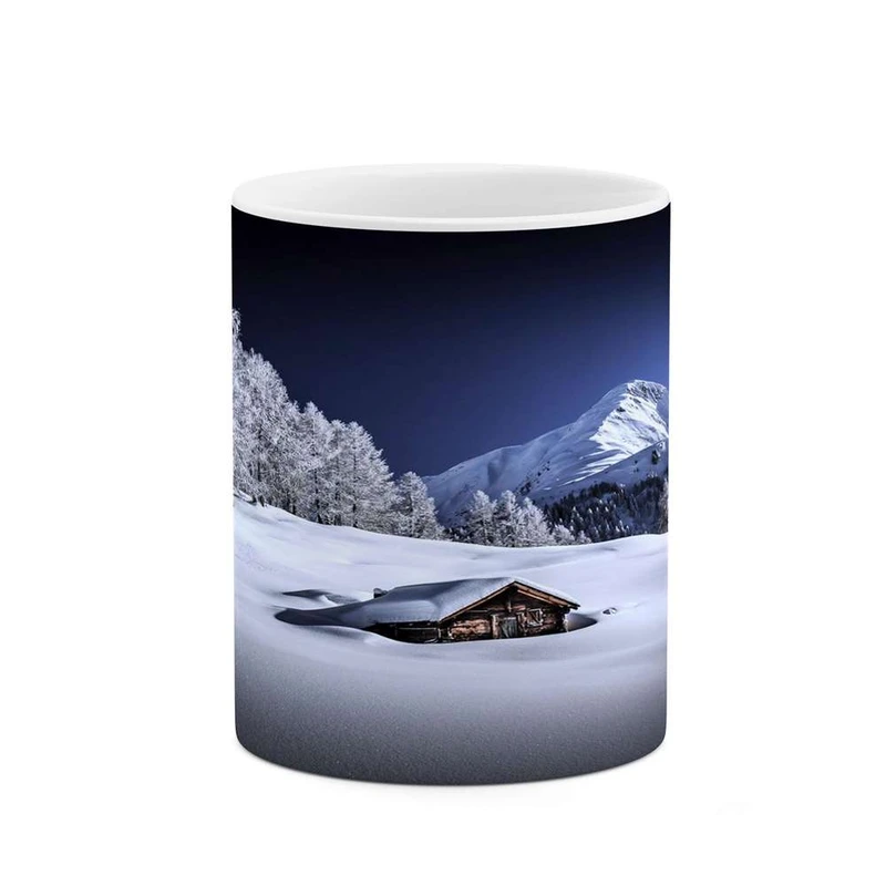 ماگ کاکتی مدل منظره برفی کد mgh15013