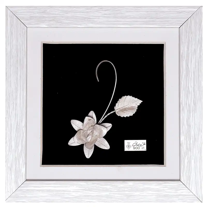 تابلو نقره نقره زمانی مدل کالکشن رز کد 1515W