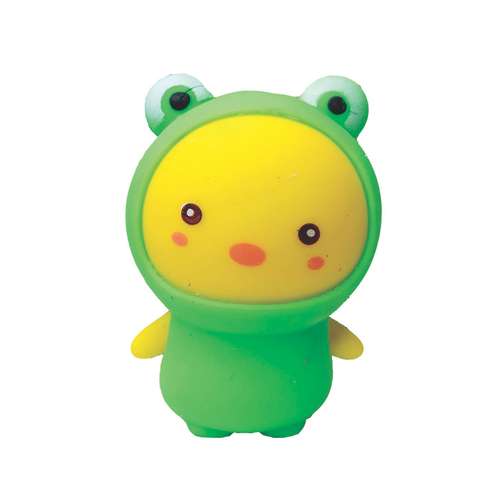 فیجت ضد استرس مدل جوجه لباس دار خامه ای