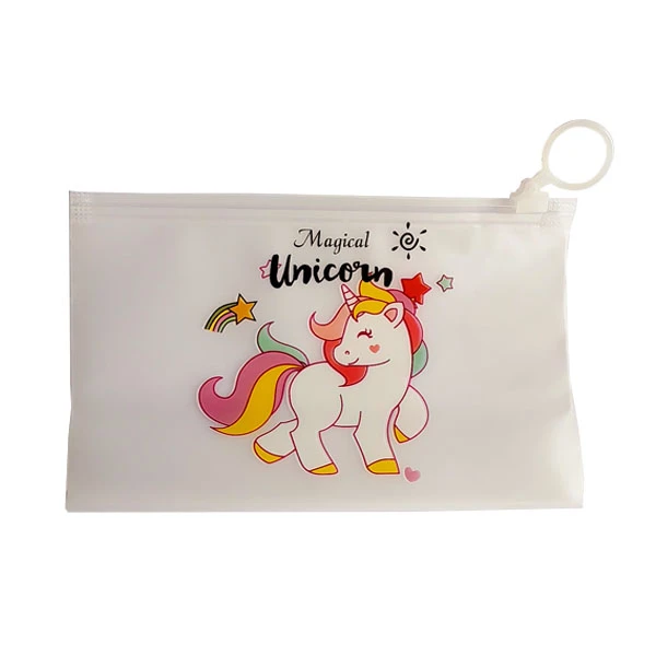 پاکت زیپ دار مدل drt7 طرح یونیکورن 