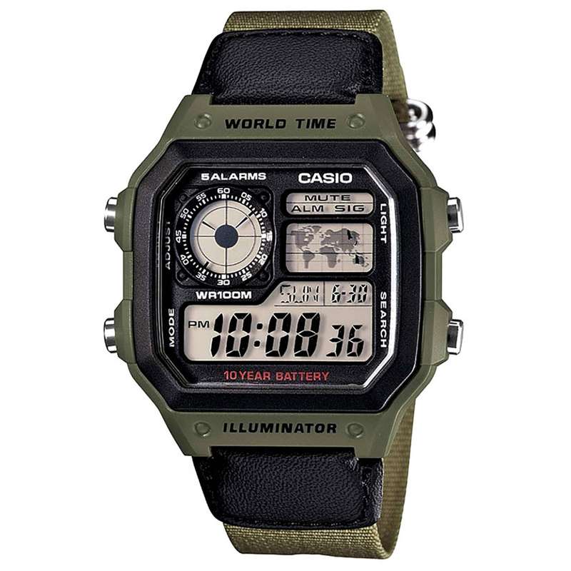 ساعت مچی دیجیتالی کاسیو مدل AE-1200WHB-3BVDF ساعت مچی دیجیتالی کاسیو مدل AE-1200WHB-3BVDF