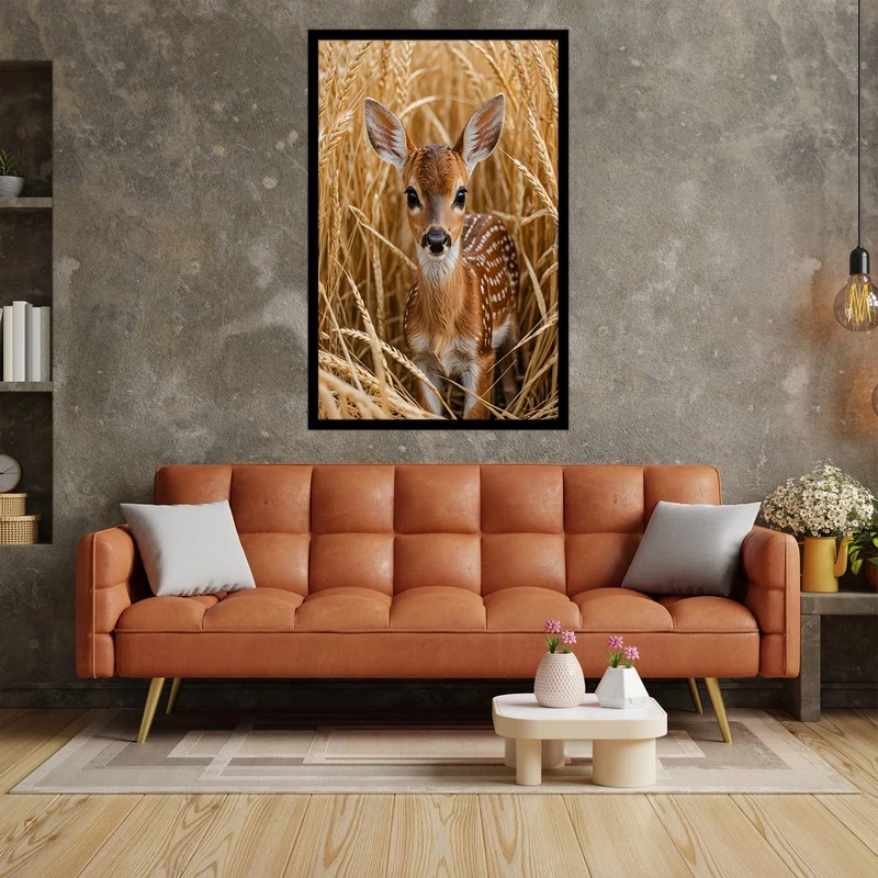تابلو بکلیت طرح آهو  مارال دکوری حیوانات و طبیعت مدل B-bu5141