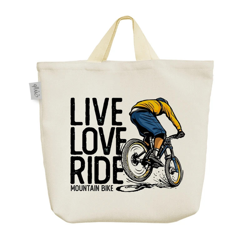 ساک خرید خندالو مدل دوچرخه سوار کد H1652