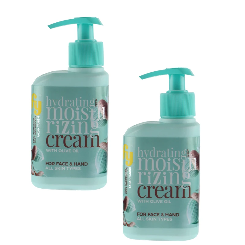 کرم نرم کننده و مرطوب کننده دست و صورت فدک تانیش مدل زیتون مناسب برای انواع پوست حجم 200 میلی لیتر مجموعه 2 عددی