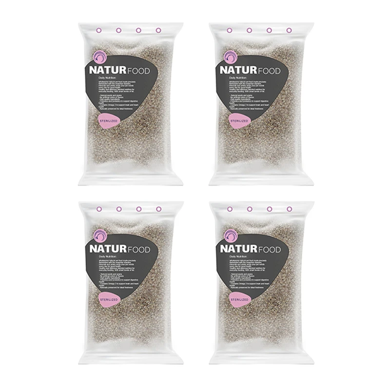 غذای پرندگان و‌ جوندگان نیچر فود مدل گندم مرغی وزن 1 کیلوگرم بسته 4 عددی